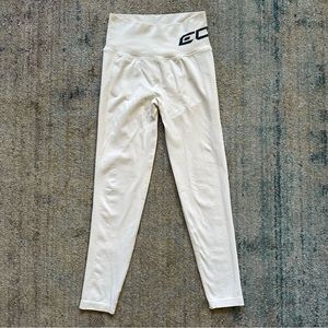 ECHT Apparel Arise Scrunch Leggings Size M White